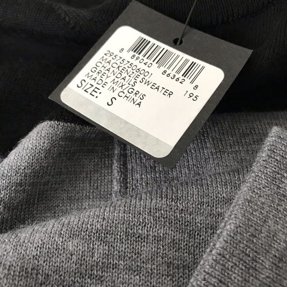NWT Club Monaco 100% Merino Wool Mackenzie Sweater - Picture 8 of 15
